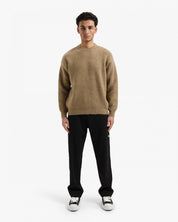 CROYEZ GALLERY KNIT SWEATER | BEIGE/BLACK