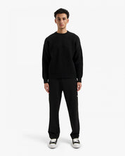 CROYEZ GALLERY KNIT SWEATER | BLACK
