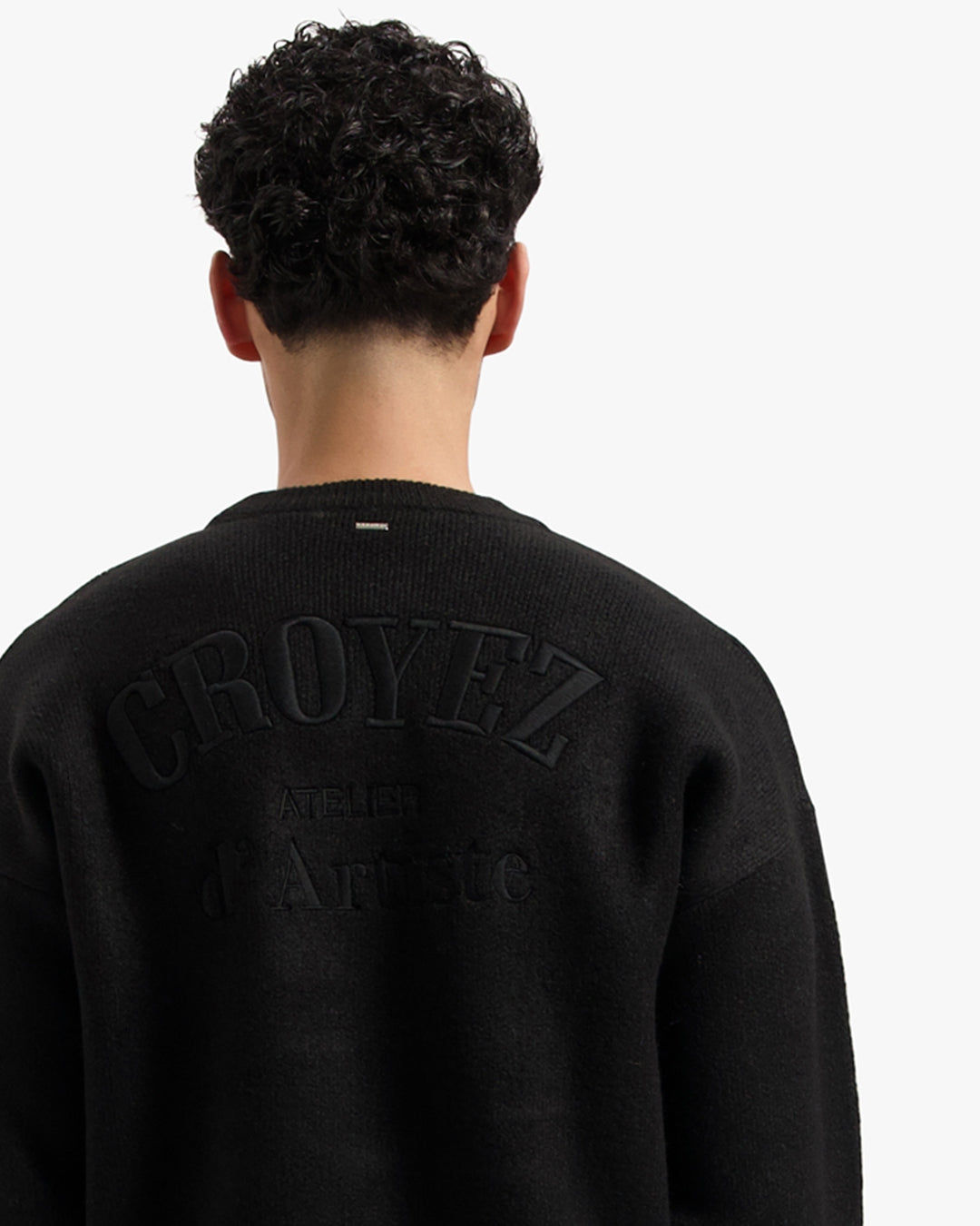 CROYEZ GALLERY KNIT SWEATER | BLACK