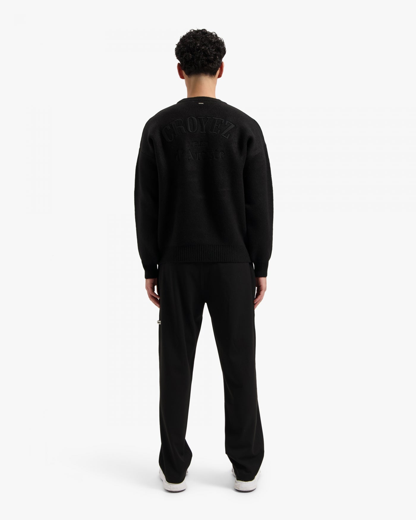 CROYEZ GALLERY KNIT SWEATER | BLACK