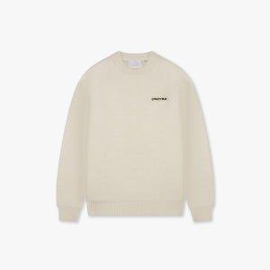 CROYEZ ÉTIQUETTE KNIT SWEATER | OFF-WHITE