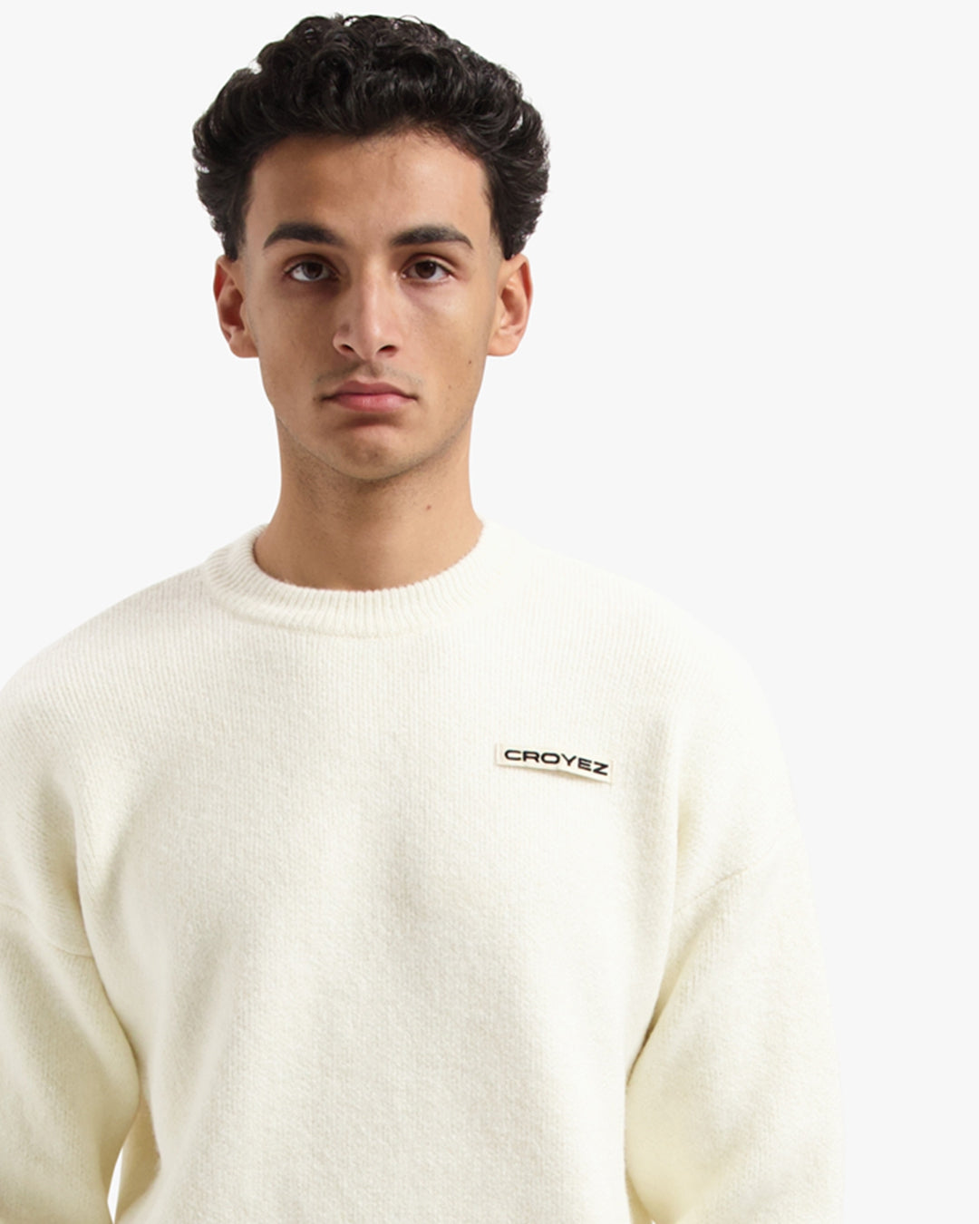 CROYEZ ÉTIQUETTE KNIT SWEATER | OFF-WHITE