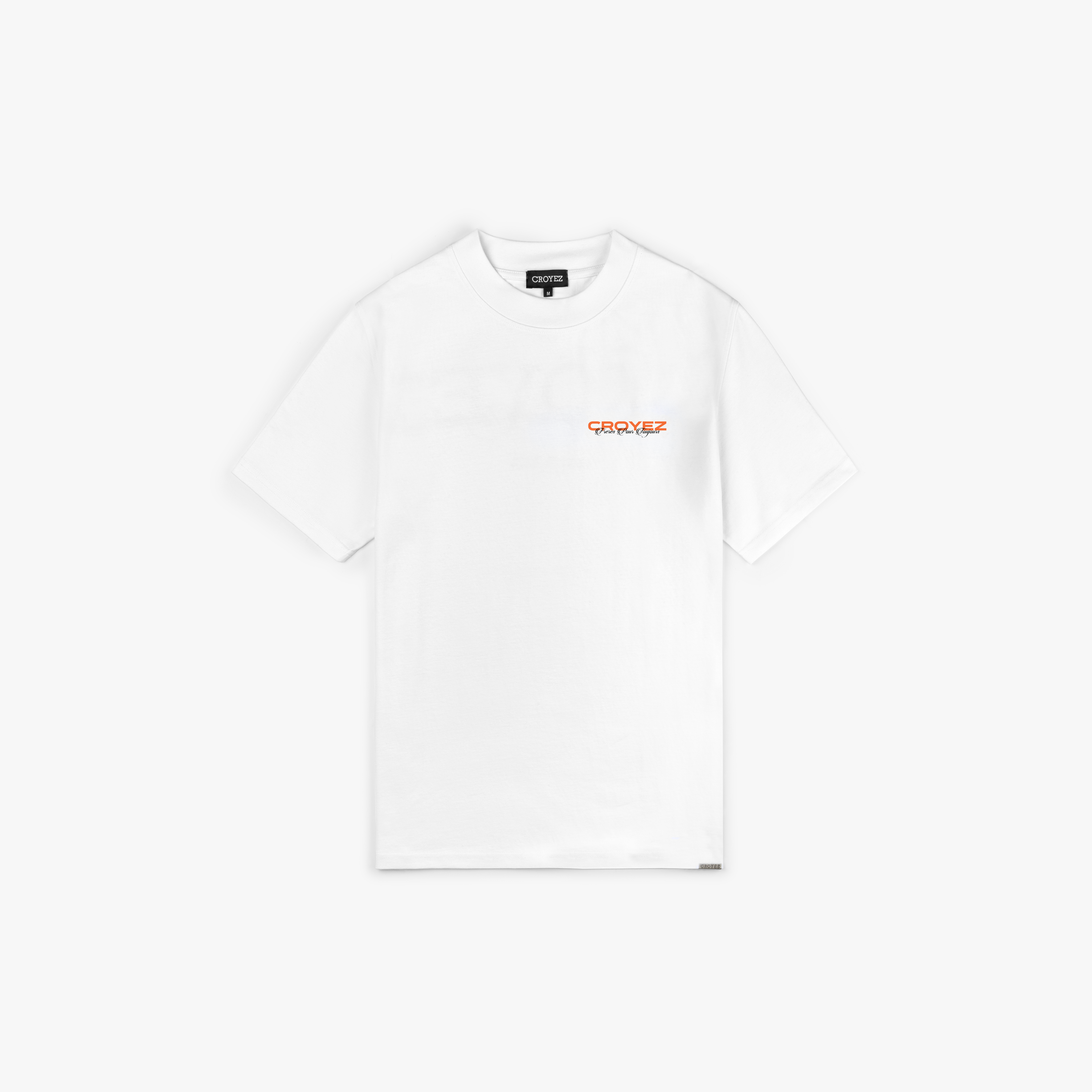 CROYEZ FRÈRES T-SHIRT | WHITE/ORANGE