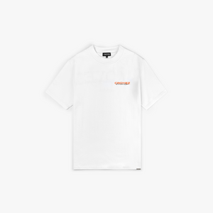 CROYEZ FRÈRES T-SHIRT | WHITE/ORANGE