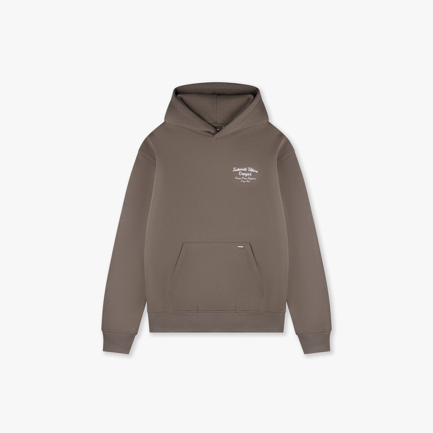 CROYEZ FRATERNITÉ HOODIE - DULL GREY