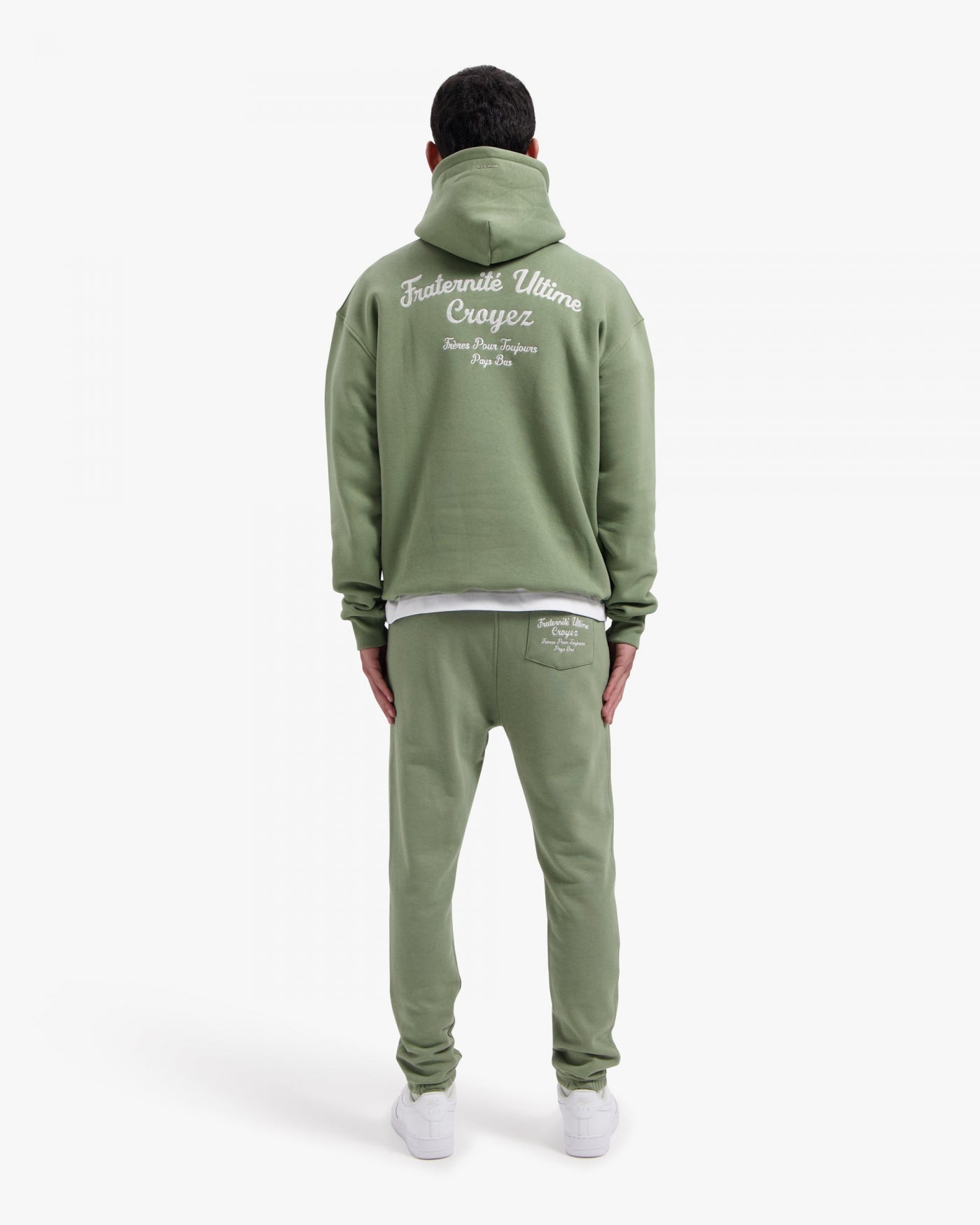 CROYEZ FRATERNITÉ HOODIE | WASHED OLIVE