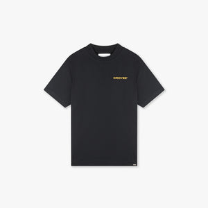 CROYEZ FAMILY OWNED BUSINESS T-SHIRT | BLACK/YELLOW