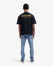 CROYEZ FAMILY OWNED BUSINESS T-SHIRT | BLACK/YELLOW