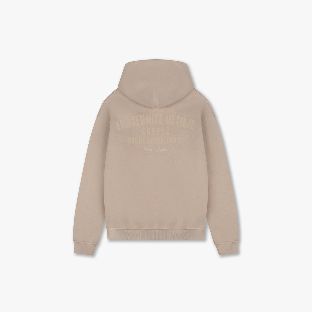 CROYEZ FRATERNITÉ HOODIE - SAND