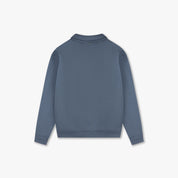 CROYEZ FRATERNITÉ HALF ZIP SWEATER | BLUE