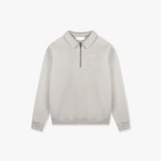 CROYEZ FRATERNITÉ HALF ZIP SWEATER | GREY