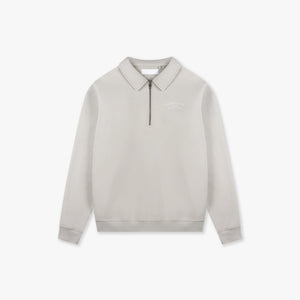 CROYEZ FRATERNITÉ HALF ZIP SWEATER | GREY