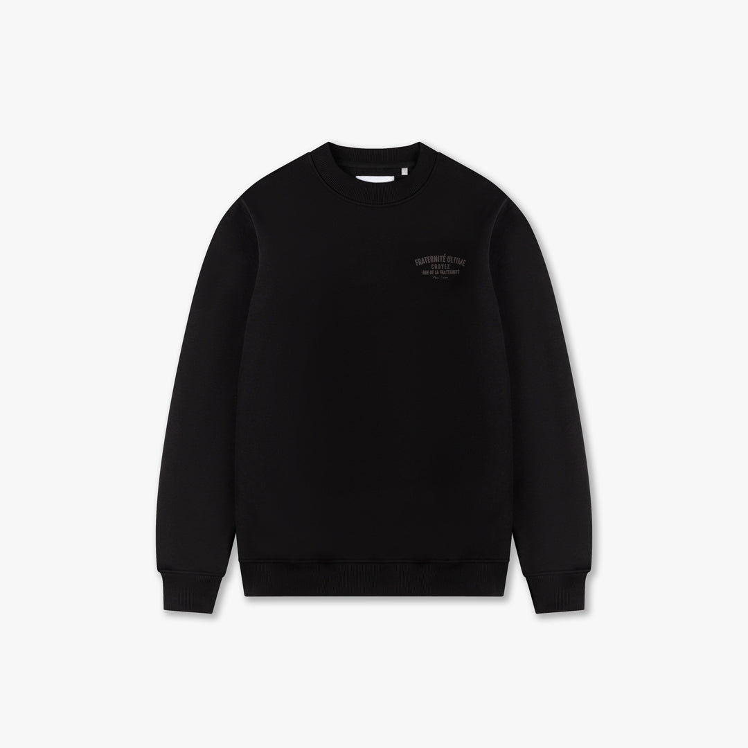 CROYEZ FRATERNITÉ SWEATER - BLACK