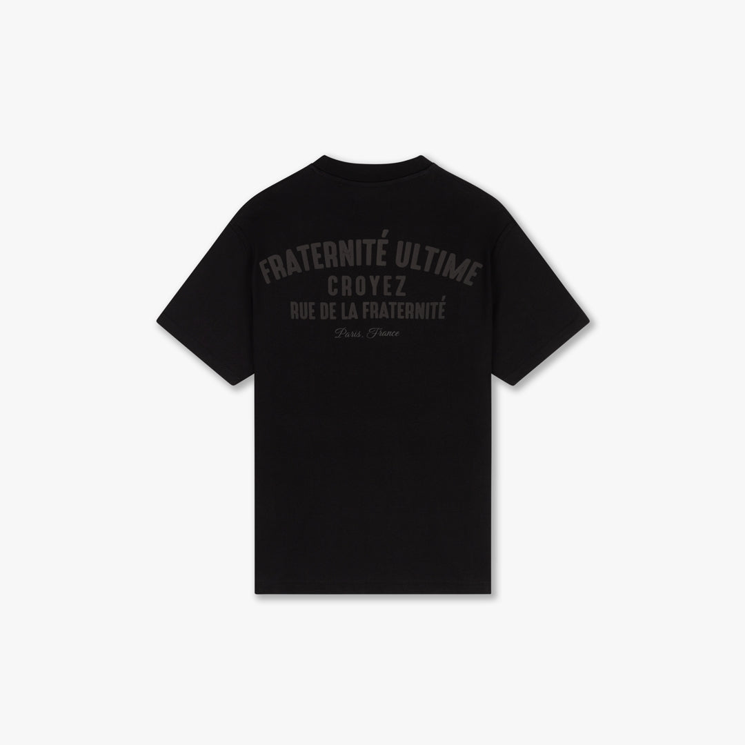 CROYEZ FRATERNITÉ T-SHIRT - BLACK