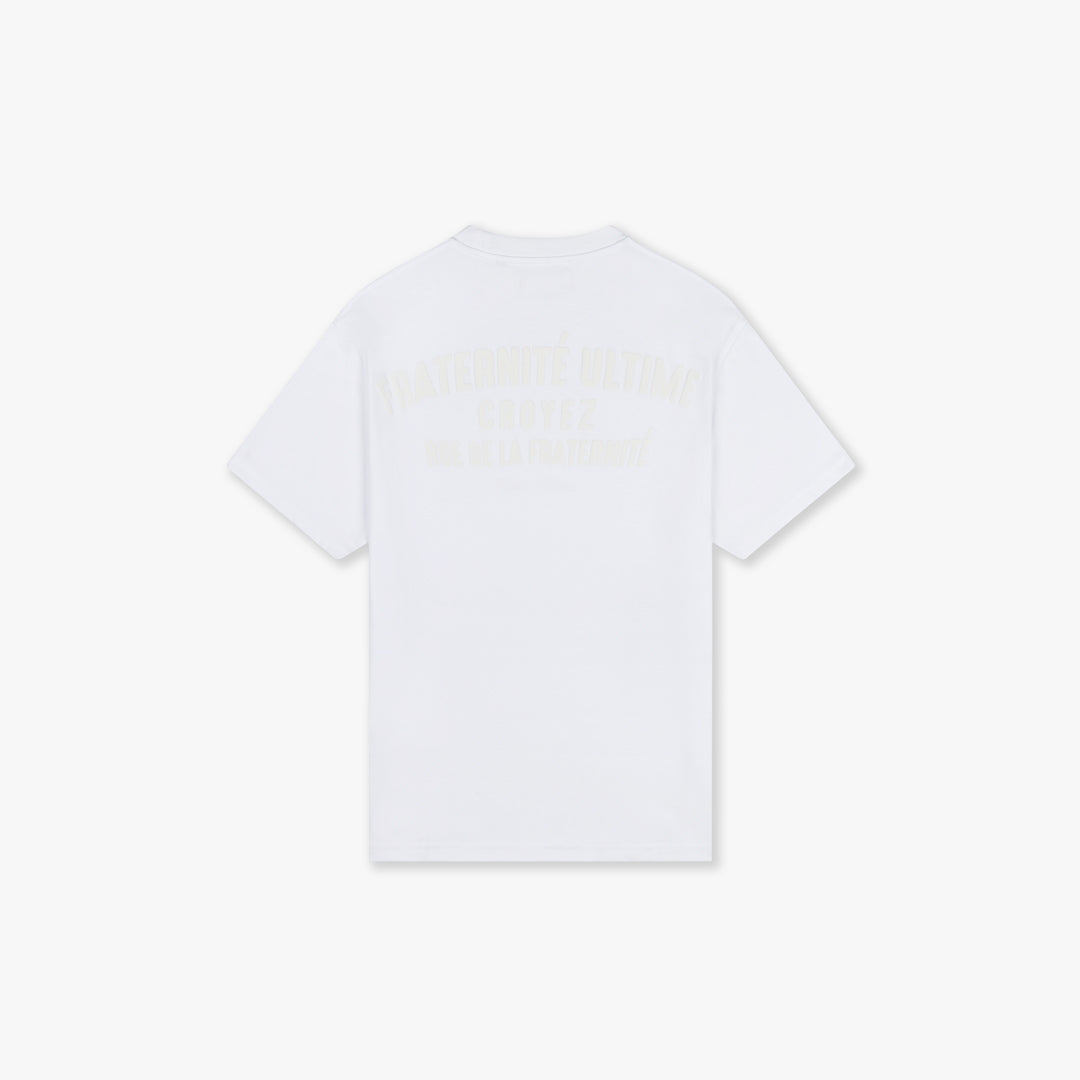 CROYEZ FRATERNITÉ T-SHIRT - WHITE