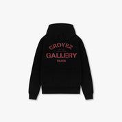 CROYEZ GALLERY HOODIE | BLACK/RED