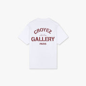 CROYEZ GALLERY T-SHIRT | WHITE/RED