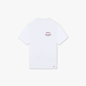 CROYEZ GALLERY T-SHIRT | WHITE/RED