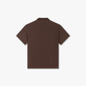 CROYEZ RIBBED SHIRT | BROWN