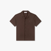 CROYEZ RIBBED SHIRT | BROWN
