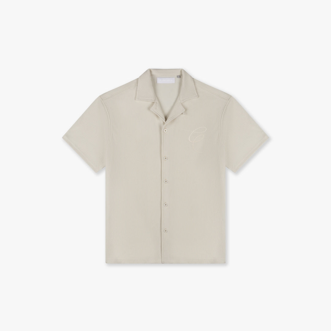 CROYEZ RIBBED SHIRT | OFF-WHITE