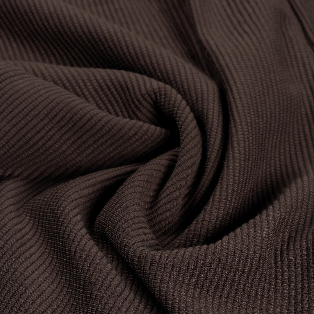 CROYEZ RIBBED SHIRT | BROWN