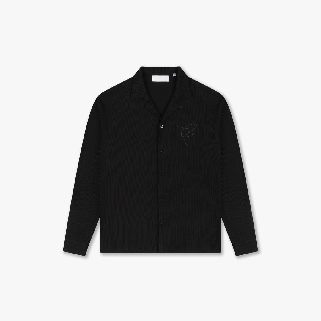 CR1-SS25-26-Croyez_Ribbed_Longsleeve_Shirt-Black_Front_14f9609c-ca19-431a-a19b-d3c6de96b99a.jpg
