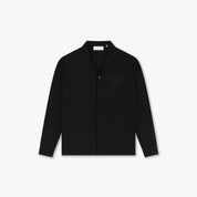 CROYEZ RIBBED LONGSLEEVE SHIRT | BLACK