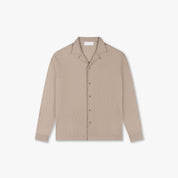 CROYEZ RIBBED LONGSLEEVE SHIRT | SAND