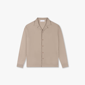 CROYEZ RIBBED LONGSLEEVE SHIRT | SAND