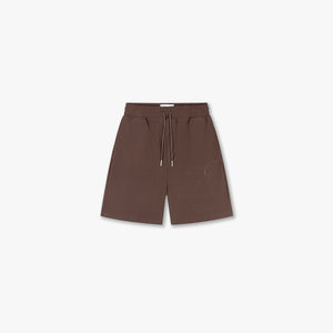 CROYEZ RIBBED SHORTS | BROWN