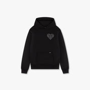 CROYEZ PUFFED HEART HOODIE | BLACK