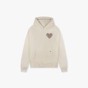 CROYEZ PUFFED HEART HOODIE | OFF-WHITE/BEIGE