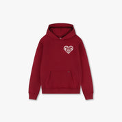 CROYEZ PUFFED HEART HOODIE | RED