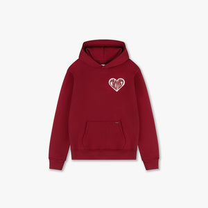 CROYEZ PUFFED HEART HOODIE | RED