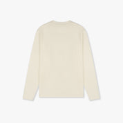 CROYEZ PUFFED HEART LONGSLEEVE T-SHIRT | OFF-WHITE/BEIGE