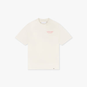 CROYEZ WORLDWIDE SUPPLIER T-SHIRT | OFF-WHITE/PINK