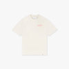 CROYEZ WORLDWIDE SUPPLIER T-SHIRT - OFF-WHITE/PINK