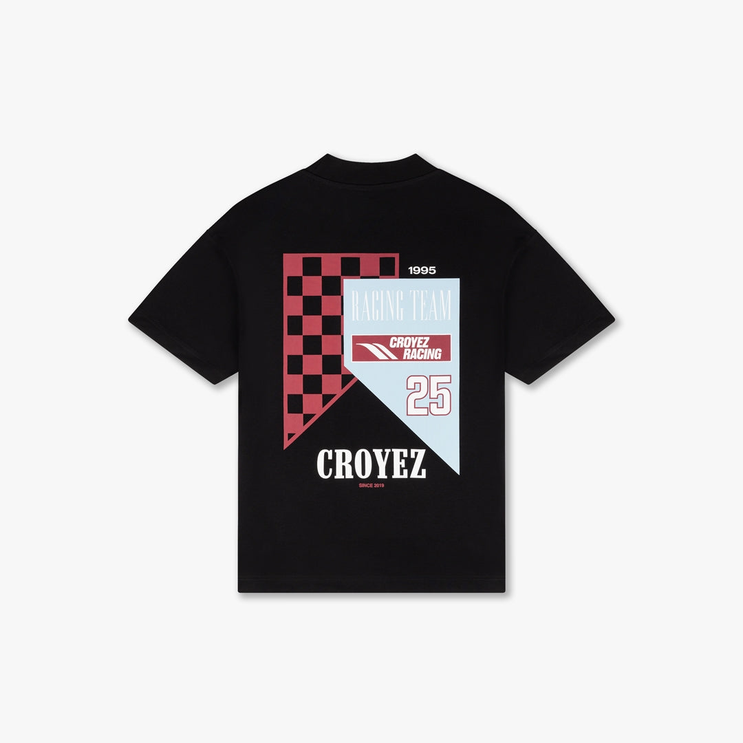 CROYEZ FUMES FLAG T-SHIRT - BLACK