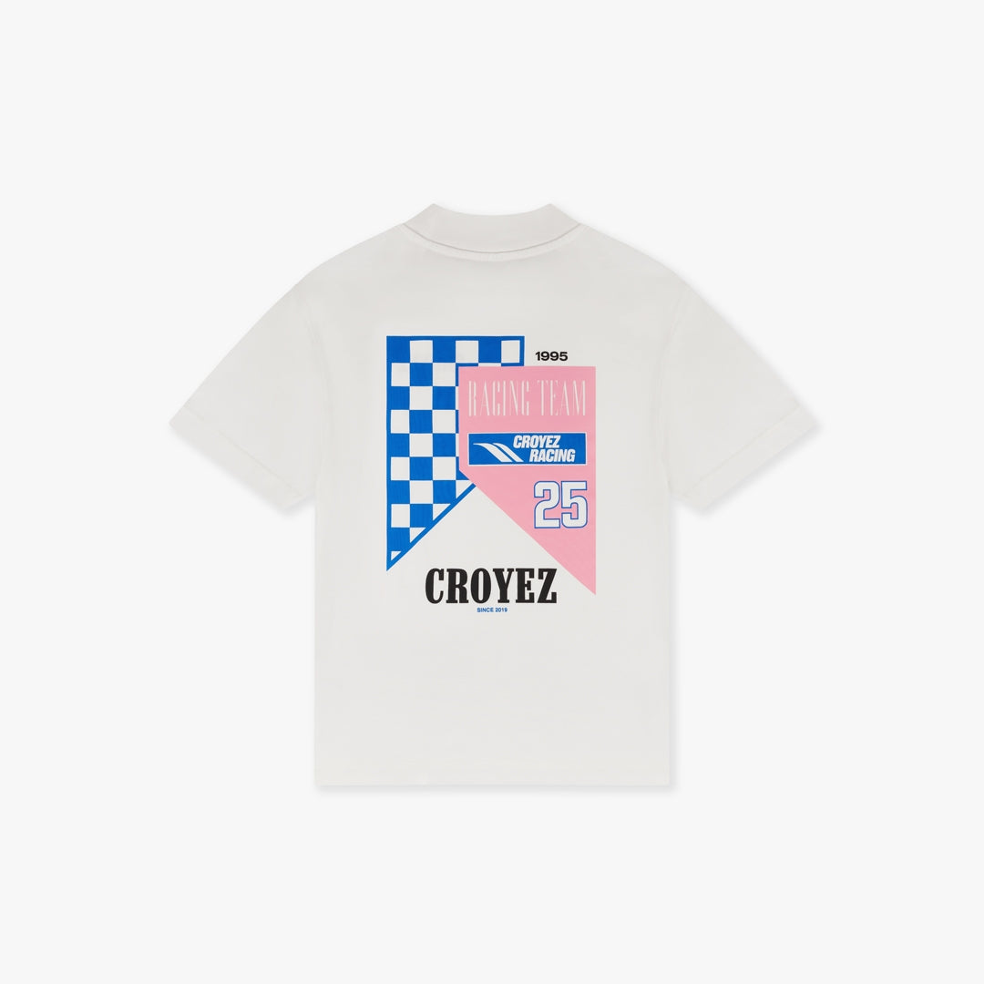 CROYEZ FUMES FLAG T-SHIRT - OFF-WHITE