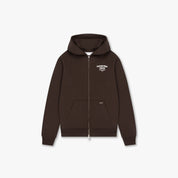 CROYEZ FRATERNITÉ ZIP-HOODIE | BROWN