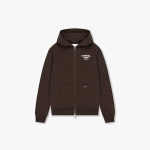 CROYEZ FRATERNITÉ ZIP-HOODIE | BROWN