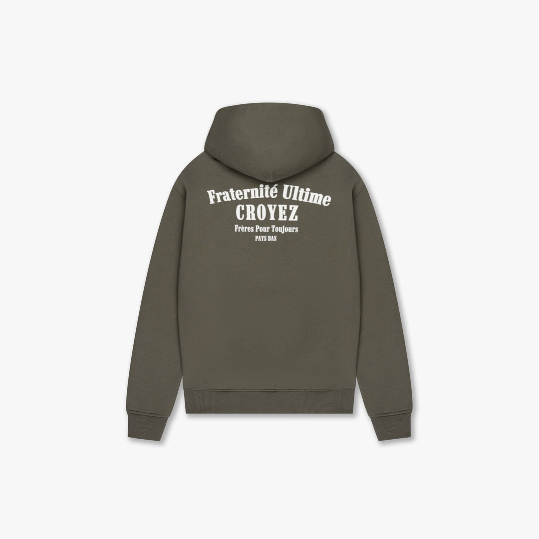 CROYEZ FRATERNITÉ HOODIE | DUSTY OLIVE