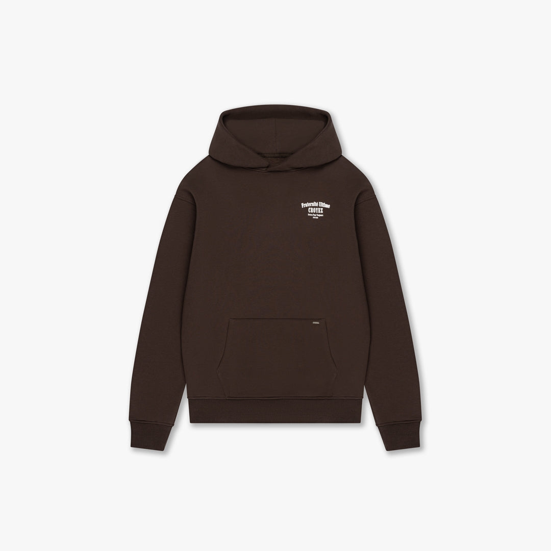  CROYEZ FRATERNITÉ HOODIE | BROWN