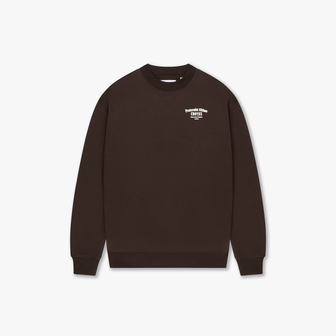  CROYEZ FRATERNITÉ SWEATER | BROWN