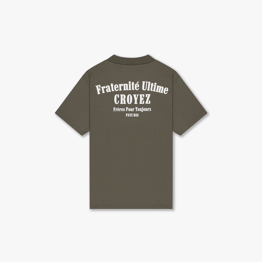 CROYEZ FRATERNITÉ T-SHIRT | DUSTY OLIVE