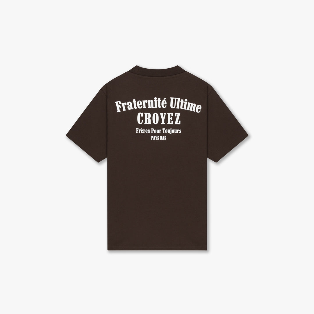 CROYEZ FRATERNITÉ T-SHIRT | BROWN