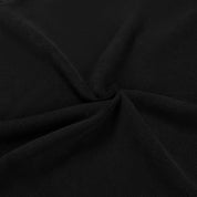 CROYEZ FLEECE POLO SWEATER | BLACK