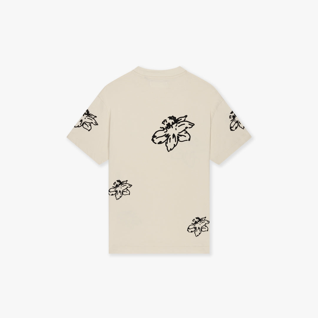 CROYEZ FLOWER T-SHIRT | OFF-WHITE