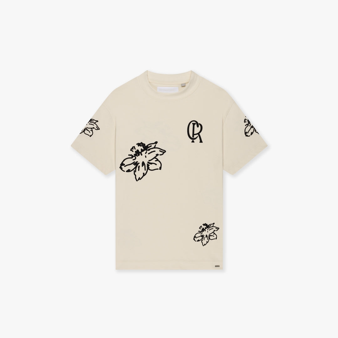  CROYEZ FLOWER T-SHIRT | OFF-WHITE